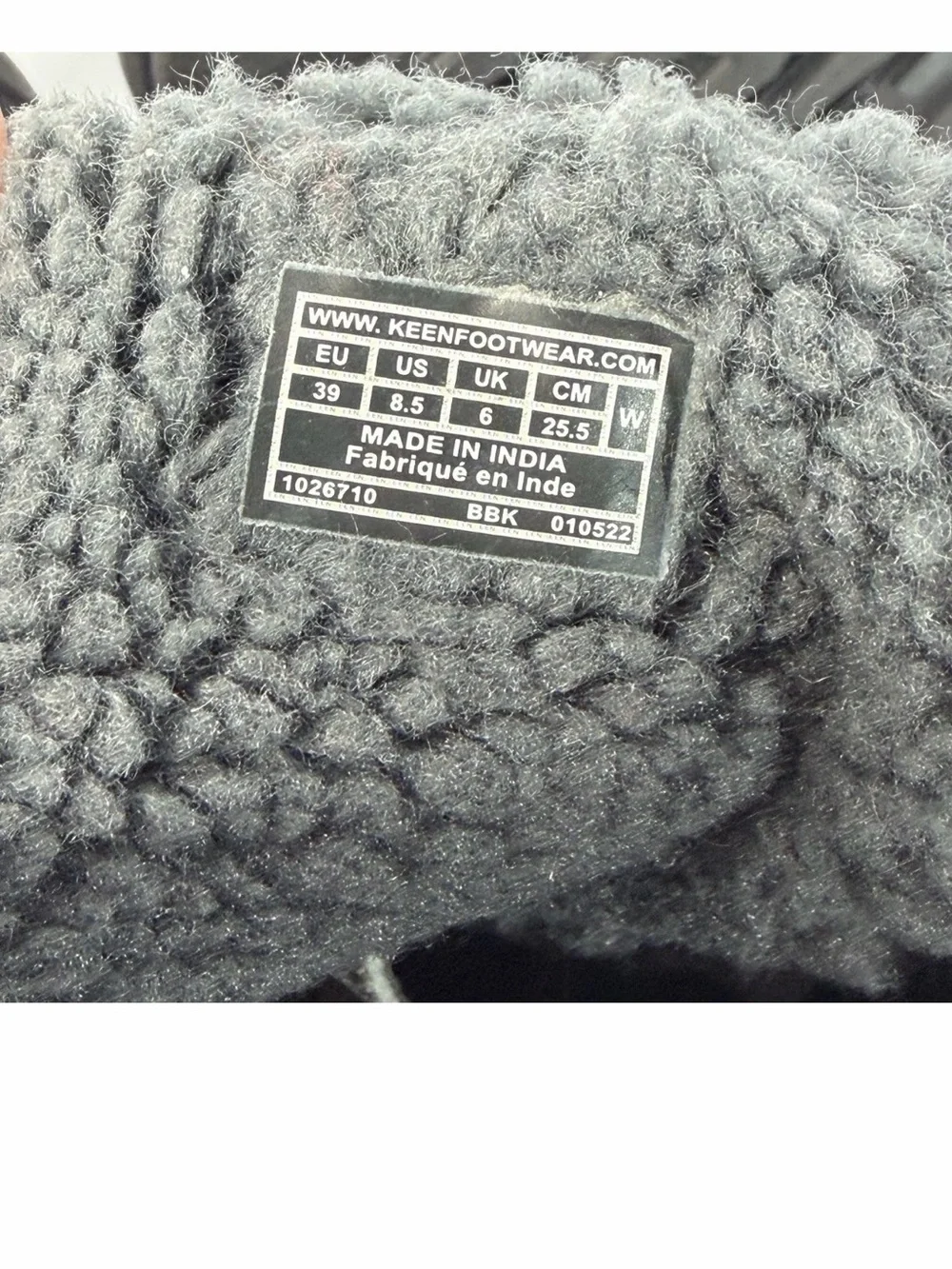 Keen women’s size